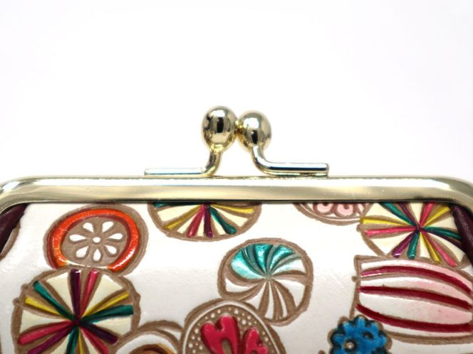 【文庫屋大関】印鑑ケース　飴【皮革工芸品】 ファッション小物 民芸品 