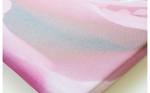 010B164 レザーフォトパネル 30cm×30cm【写真パネル オーダー 合成皮革製 手作業 インテリア】