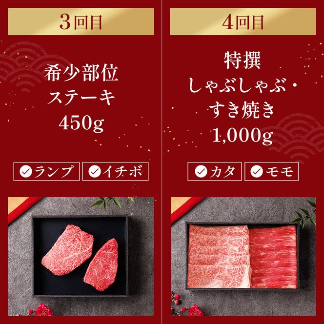 肉【定期便全6回】【和牛セレブ】能登牛 定期便「ビジネスクラス」特選 しゃぶしゃぶ すき焼き 焼肉 ステーキ ギフト 石川県 能美市 172111_DB045