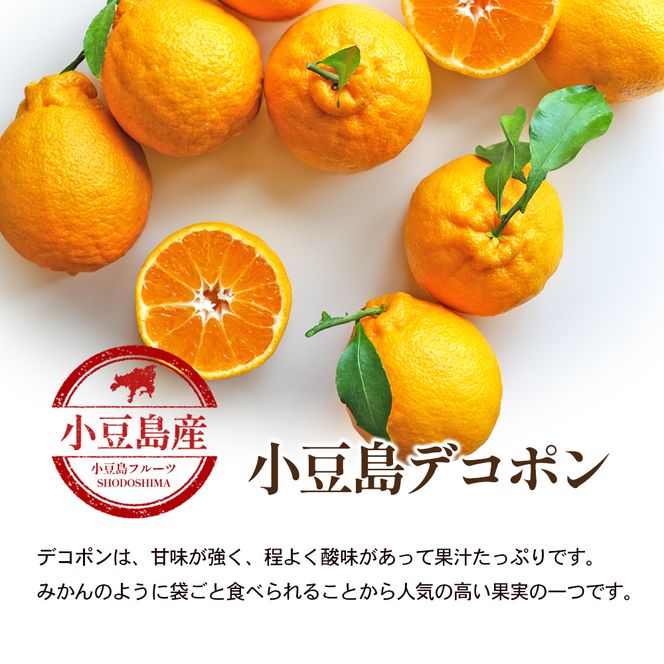 【 小豆島 】小豆島 デコポン 約2.8kg 柑橘 デコポン 不知火 果物 フルーツ 国産 くだもの さっぱり 国産 香川 香川県 土庄 土庄町
