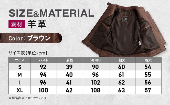 【デグナー】レディースレザージャケット[FR20SJ-9] ブラウン Lサイズ｜バイク バイクギア バイク用品 バイクグッズ 人気ブランド［ 京都 バイクギア ブランド レザージャケット 革ジャン レディース おしゃれ かっこいい 人気 おすすめ ジャケット 革 レザー ヴィンテージ ツーリング ライダー バイカー 送料無料 ふるさと納税 ］ 261009_A-JR133VC03