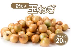【訳アリ】玉ねぎ 20kg Sサイズ ( 北海道産 野菜 たまねぎ わけあり )【009-0005】