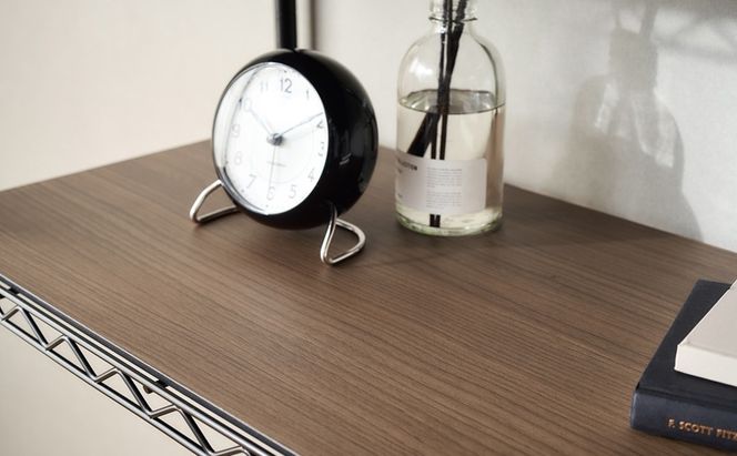 カラーメタルラック ウッドボード付き CMM-75104B ブラック ラック 棚 おしゃれ キャスター キャスター付 収納ラック キッチン ウッドボード付き メタルラック メタル カラーラック 収納 リビング 寝室 かわいい アイリスオーヤマ 幅75