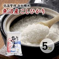 魚沼産コシヒカリ　厳選　低温管理　自社精米　5kg　新潟　こしひかり