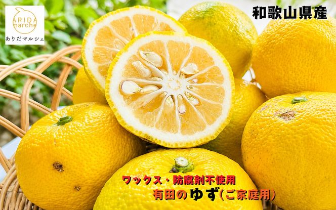 【先行予約】【国産】紀州和歌山のご家庭用訳あり 柚子（ゆず）3kg+200g(痛み補償分)　※2026年10月下旬～2027年1月下旬頃に順次発送 ※着日指定不可【ard153B】