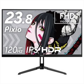210-3356　Pixio ゲーミングモニター 23.8インチ FHD 120Hz IPS ブラック/黒 PX246WAVE【 神奈川県 小田原市 】