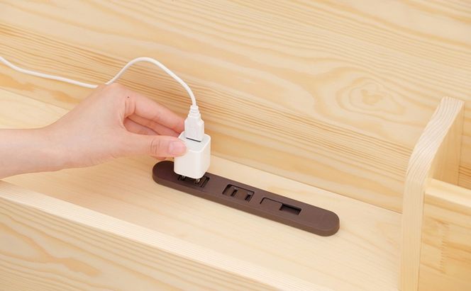 ベッド 宮付き高耐荷重すのこベッド HWBM-SD ナチュラル すのこ セミダブル すのこベッド 宮付き 宮付き高耐荷重 ベッドフレーム 収納 ヘッドボード ヘッドボード付き コンセント付き USBポート パイン材 高さ調節 高さ調整 調節 アイリスオーヤマ