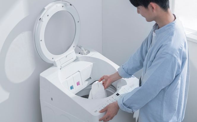 全自動電気洗濯機 7.0kg ITW-70B01-W ホワイト 洗濯機 7kg 7キロ 縦型 全自動 自動投入 縦型洗濯機 全自動洗濯機 ガチ落ち 極渦洗浄 節水 シンプル デザイン 一人暮らし 二人暮らし 新生活 時短 タイパ アイリスオーヤマ OSH オッシュ