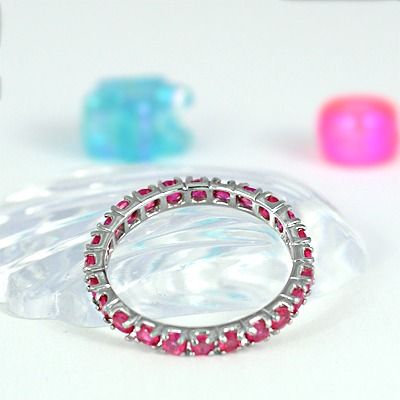 ルビー フルエタニティ リング K10WG/K10YG/K10PG (12518) 指輪 リング フルエタニティ ホワイトゴールド イエローゴールド ピンクゴールド ルビー 1.20ct カラット ジュエリー アクセサリー 山梨県 甲斐市 BR-81