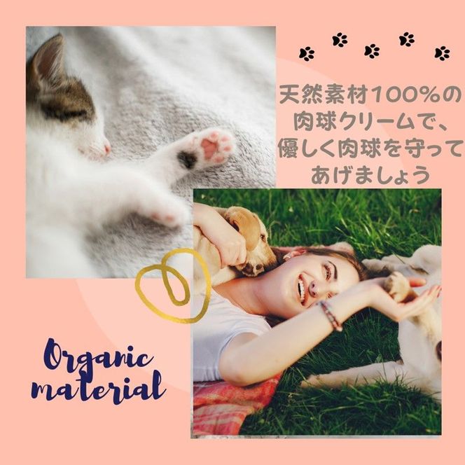 【ペット専用】みつろう肉球クリーム Bigリップクリーム 《 ペットグッズ 犬 ケア みつろう リップクリーム クリーム ホホバオイル 》【2400N13310】