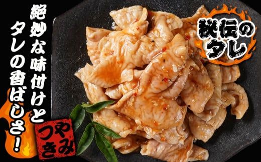 やみつき豚ホルモン!3kg!真空小分けパック!≪みやこんじょ特急便≫_LG8-3303-Q_(都城市) 国産豚 ホルモン 味付き 300g×10P 3kg 小分け 真空パック 豚肉