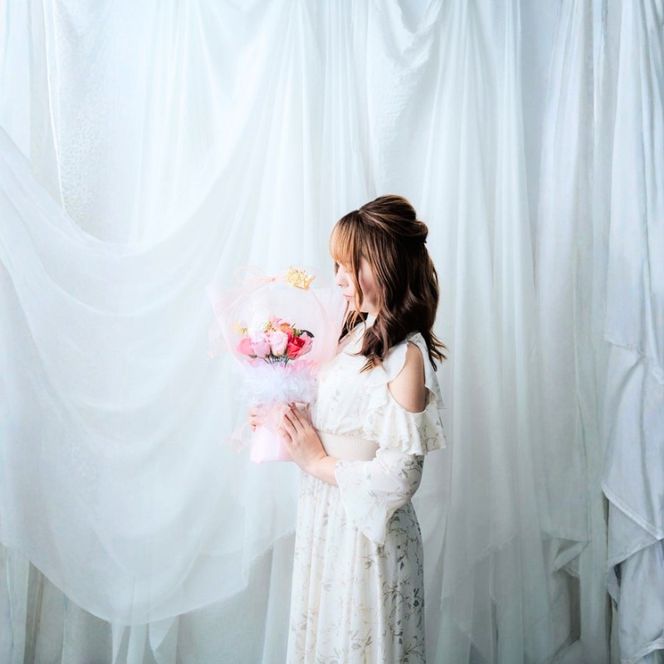 バルーンフラワー 1輪タイプ(ティアラ)　Congratulations 花 インテリア 三重県 名張市 aimer ギフト プレゼント 誕生日 記念日 お祝い 造花 おしゃれ ティアラ フラワー 花束 アレンジメント
