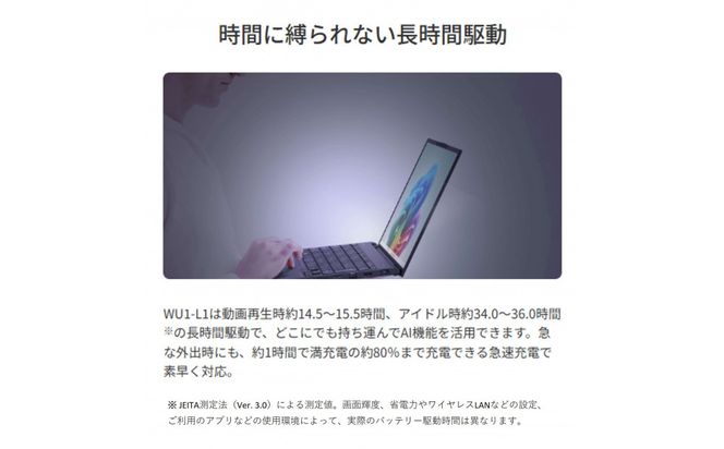 【2026年モデル】ノートパソコン 富士通 FMV WU1-L1  Windows11 Intel Core Ultra 5 226V メモリ16GB 約256GB SSD Office有り 322032_CK126