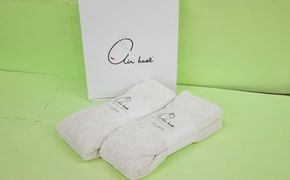 【 エアーかおる エクスタシー 】 バスタオル半分時代 同色 2枚セット （ シルバー ） タオル 赤ちゃん 敏感肌 日用品 吸水 普段使い お風呂