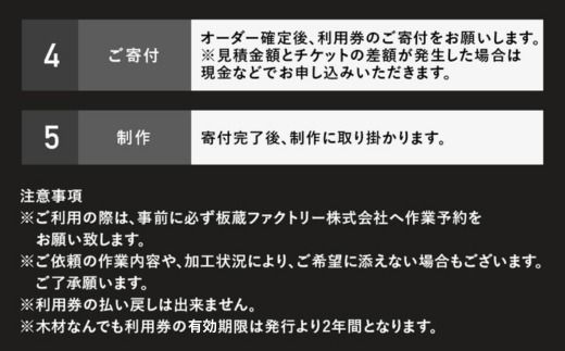 木材なんでも利用券5500【木材の事ならDIY用カット・家具製作・無垢一枚板等なんでもご相談ください】｜チケット 収納棚 木工製品 ※離島への配送不可