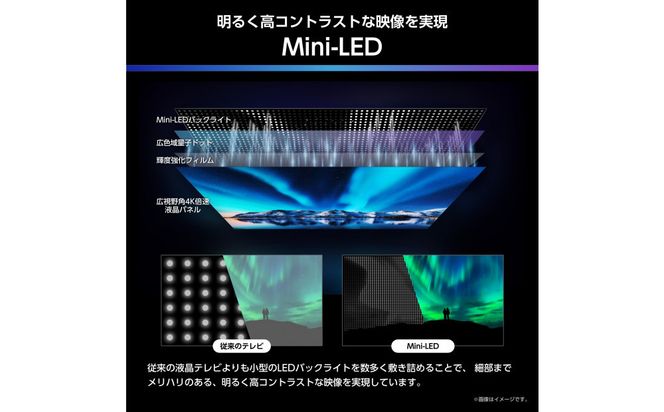 Hisense ハイセンス 3年保証【設置費込み】55V型 55U7R 4K Mini LED 量子ドット 2.1ch ダブル録画 チューナー内蔵 ゲームモード Pro ネット動画 YouTube Netflix スマート 2画面 Alexa対応 AirPlay2 液晶 テレビ TV 2025年モデル 壁掛け 人気 おすすめ 家電 送料無料 141305_KC59