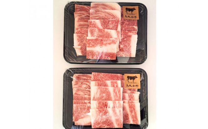 鳥取和牛バラ焼肉用 300g×2パック 312011_DU014