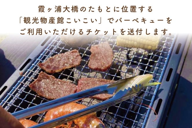 CT-18　霞ヶ浦湖畔　手ぶらでBBQ　4名様分