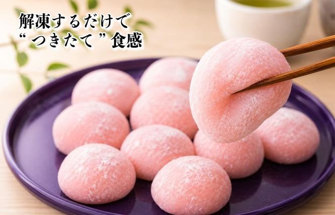 010B1959 【無添加】老舗職人の杵つき生丸餅（エビ）約500g 【小分け 50g×10個 解凍するだけで“つきたて”の粘りと香り】
