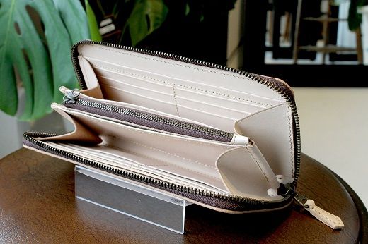 革職人が作った本革ラウンドファスナー長財布 304018_AX04