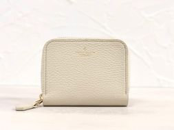 革職人が作る本革コンパクトウォレット【アイボリー】 304018_AX09