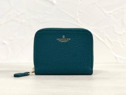 革職人が作る本革コンパクトウォレット【グリーン】 304018_AX12