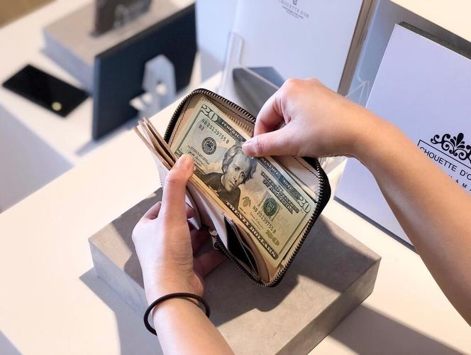 革職人が作る本革コンパクトウォレット【ブラック】 304018_AX14