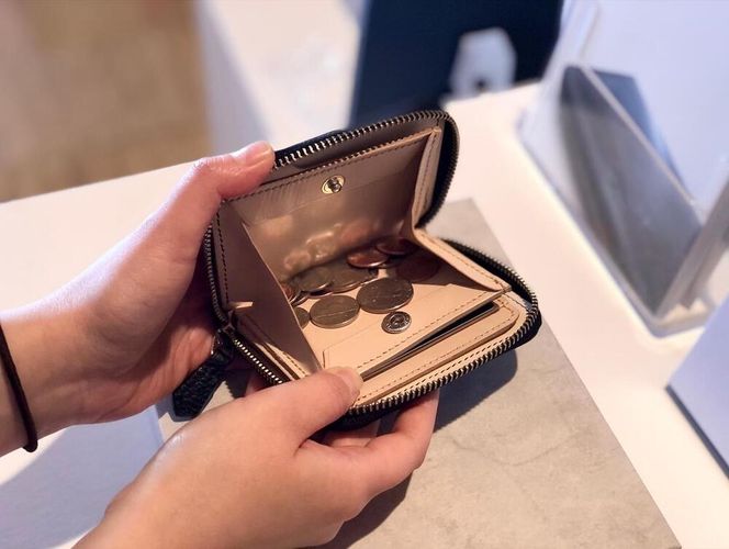 革職人が作る本革コンパクトウォレット【ブラック】 304018_AX14