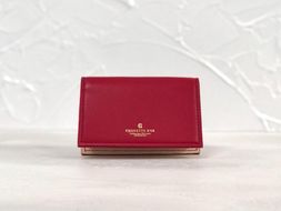 革職人が作る本革名刺入れ/Card case【レッド】 304018_AX15