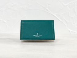 革職人が作る本革名刺入れ/Card case【グリーン】 304018_AX16