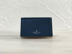 革職人が作る本革名刺入れ/Card case【ネイビー】 304018_AX17