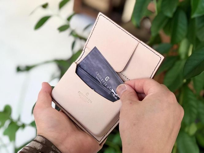 革職人が作る本革名刺入れ/Card case【ネイビー】 304018_AX17