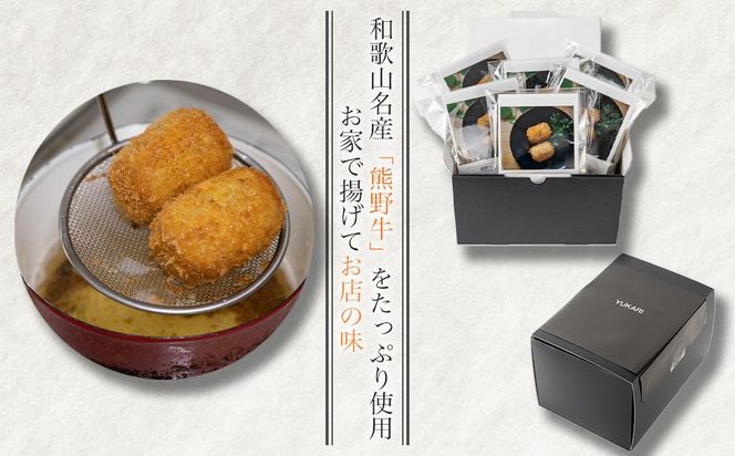 熊野牛 をたっぷり使った 手作り コロッケ 50g × 10個 セット 304018_AY08