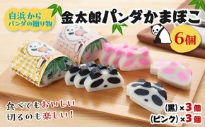 白浜からパンダの贈り物 金太郎パンダかまぼこ 6個 304018_BF07