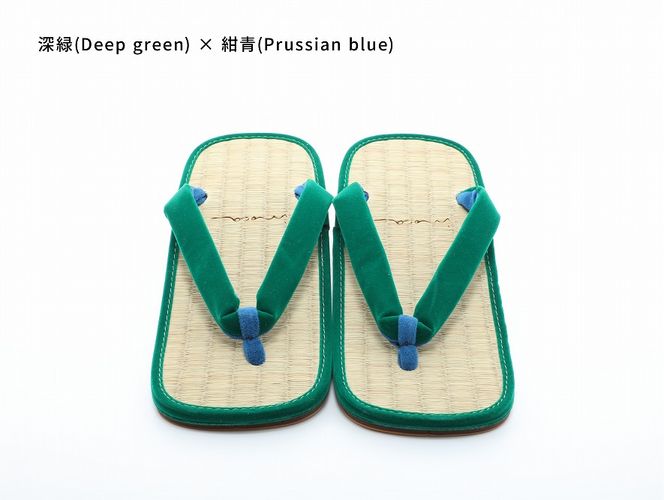 inoca  SETTA　MEN【深緑×紺青】 304018_BZ001VC11