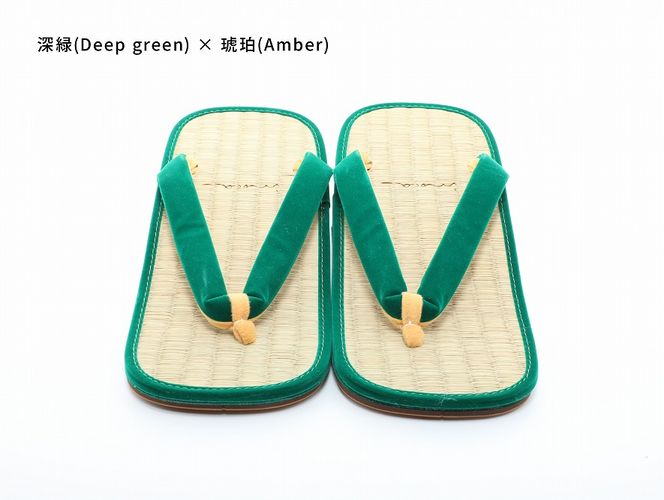 inoca  SETTA　OVERSEAS【深緑×琥珀】 304018_BZ003VC10