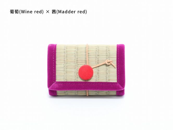 inoca  CASE　CARD【葡萄×茜】 304018_BZ004VC01