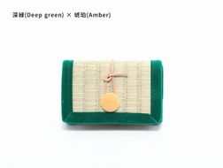 inoca  CASE　CARD【深緑×琥珀】 304018_BZ004VC10