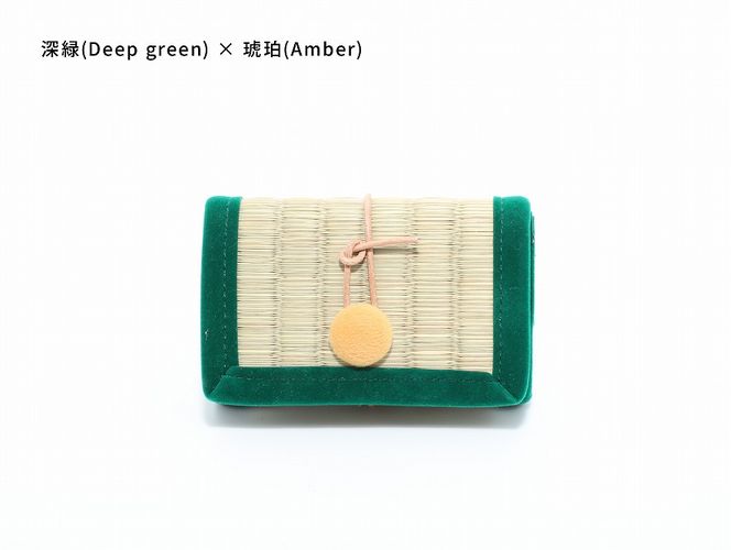 inoca  CASE　CARD【深緑×琥珀】 304018_BZ004VC10
