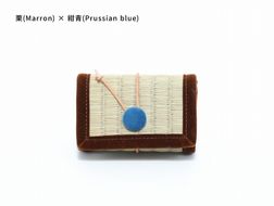 inoca  CASE　CARD【栗×紺青】 304018_BZ004VC23