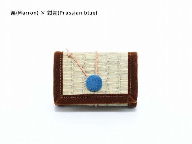 inoca  CASE　CARD【栗×紺青】 304018_BZ004VC23