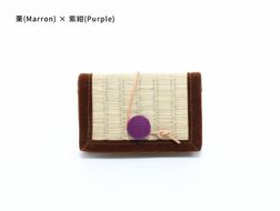inoca  CASE　CARD【栗×紫紺】 304018_BZ004VC24