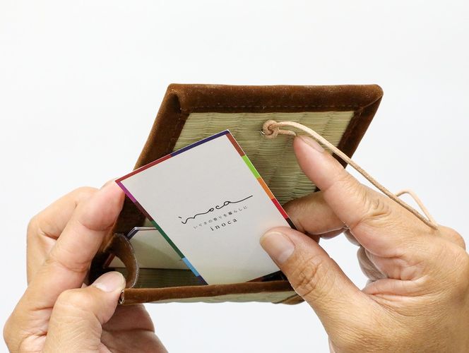 inoca  CASE　CARD【栗×紫紺】 304018_BZ004VC24