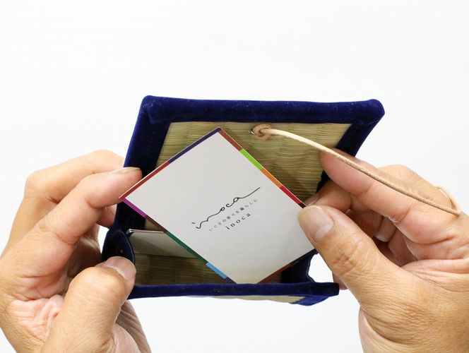 inoca  CASE　CARD【濡羽×紺青】 304018_BZ004VC27