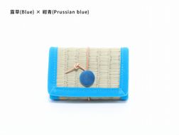 inoca  CASE　CARD【露草×紺青】 304018_BZ004VC35