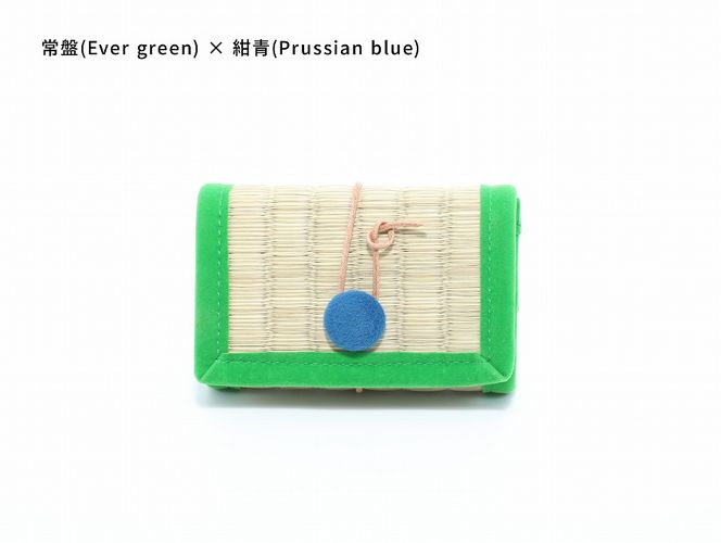 inoca  CASE　CARD【常磐×紺青】 304018_BZ004VC39