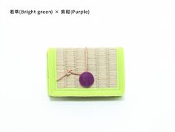 inoca  CASE　CARD【若草×紫紺】 304018_BZ004VC44