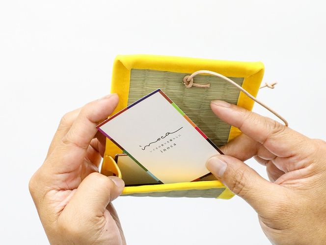 inoca  CASE　CARD【山吹×紺青】 304018_BZ004VC47