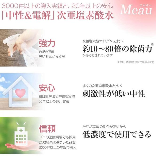 中性電解水Meau [2L] 高純度次亜塩素酸水 AP水 304018_CH002
