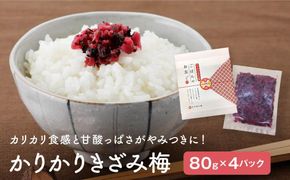 かりかりきざみ梅（80ｇ×4個） 304018_CX008